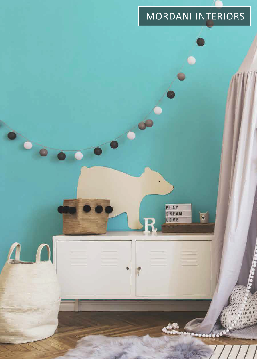 PLAIN GREEN BLUE LITTLE LOVE KIDS WALLPAPER DESIGN